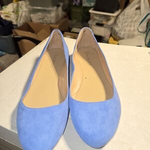 Shoes Talbots blue suede flats